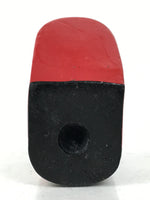 Japanese Wooden Kokeshi Doll Vtg Figurine Red Geta Clog Maiko Geisha KF747