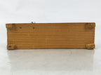 Japanese Wooden Kokeshi Doll Vtg Figurine Taga Taisha Old Couple Brown KF759