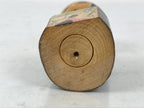 Japanese Wooden Kokeshi Doll Vtg Girl Figurine Red Kimono Obi Wobbly Head KF746
