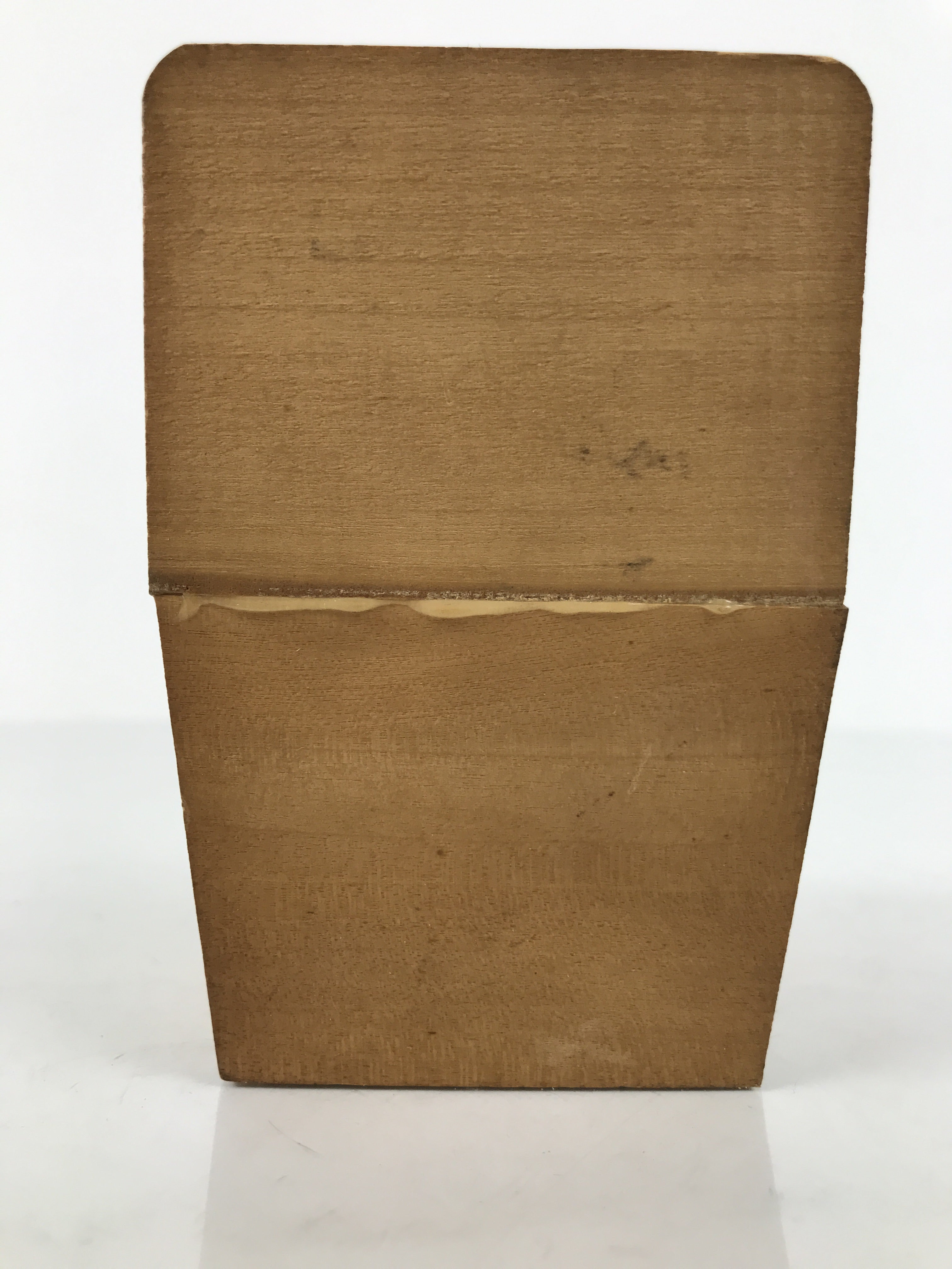 Japanese Wooden Kokeshi Doll Vtg Hot Spring Figurine Bath Smile Brown Blue K809