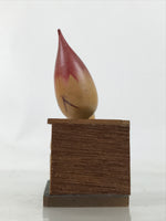 Japanese Wooden Kokeshi Doll Vtg Paint Brush Figurine Arima Fude Onsen KF758