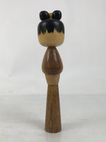 Japanese Wooden Kokeshi Doll Vtg Shochikubai Plum Blossom Pine Bamboo KF736