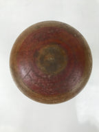 Japanese Wooden Kokeshi Doll Vtg Simple Classic Style Brown Red Black KF731
