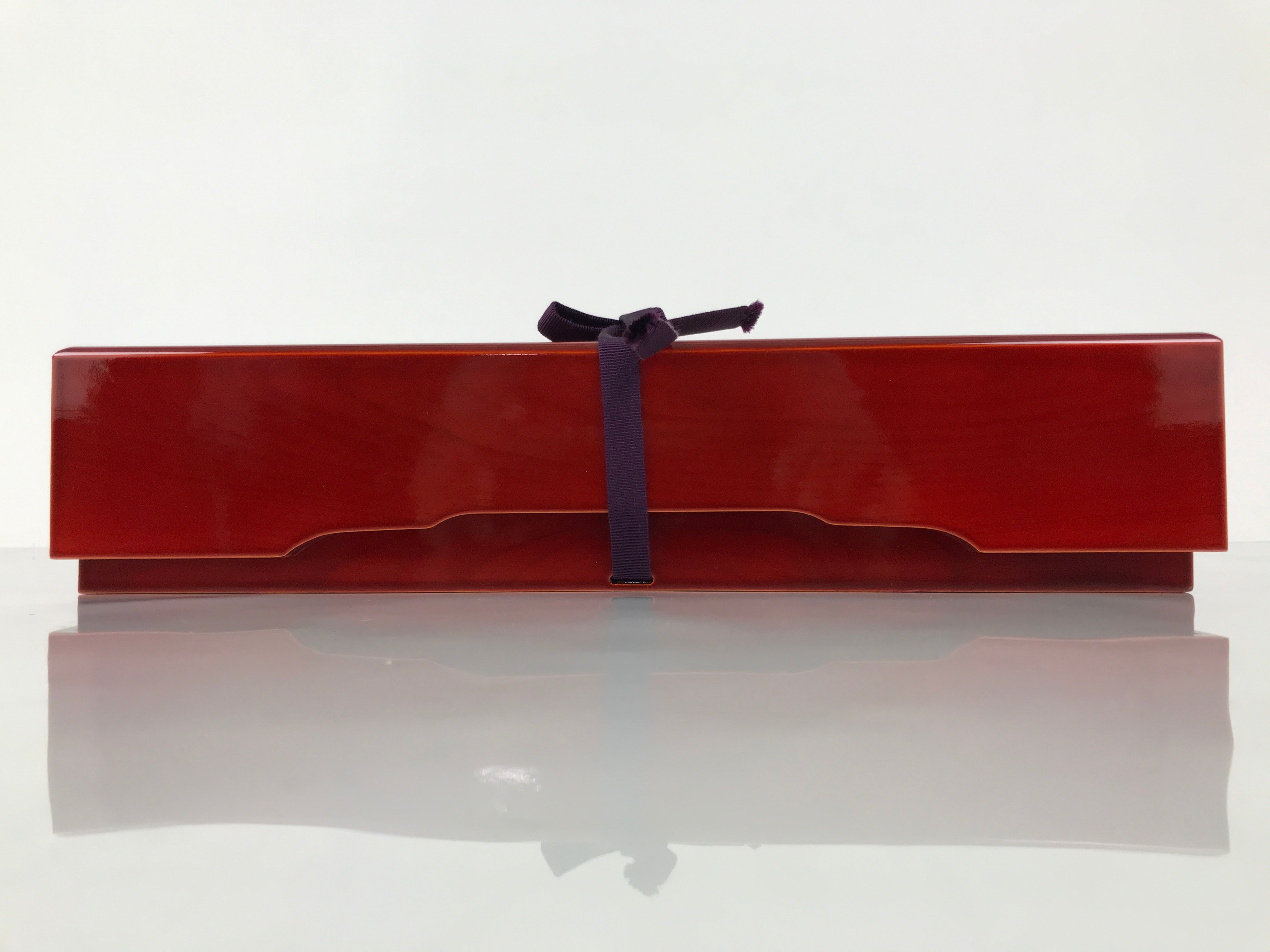 Japanese Wooden Lacquered Box Vtg College Diploma Scroll Hida