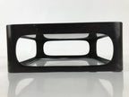 Japanese Wooden Lacquered Cut-Out Low Table Vtg Black Serving Tray Ozen L381