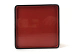 Japanese Wooden Lacquered Cut-Out Low Table Vtg Red Small Serving Tray Ozen L47