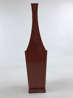 Japanese Wooden Lacquered Flower Vase Kabin Vtg Shunkei-Nuri Hida Takayama FK38