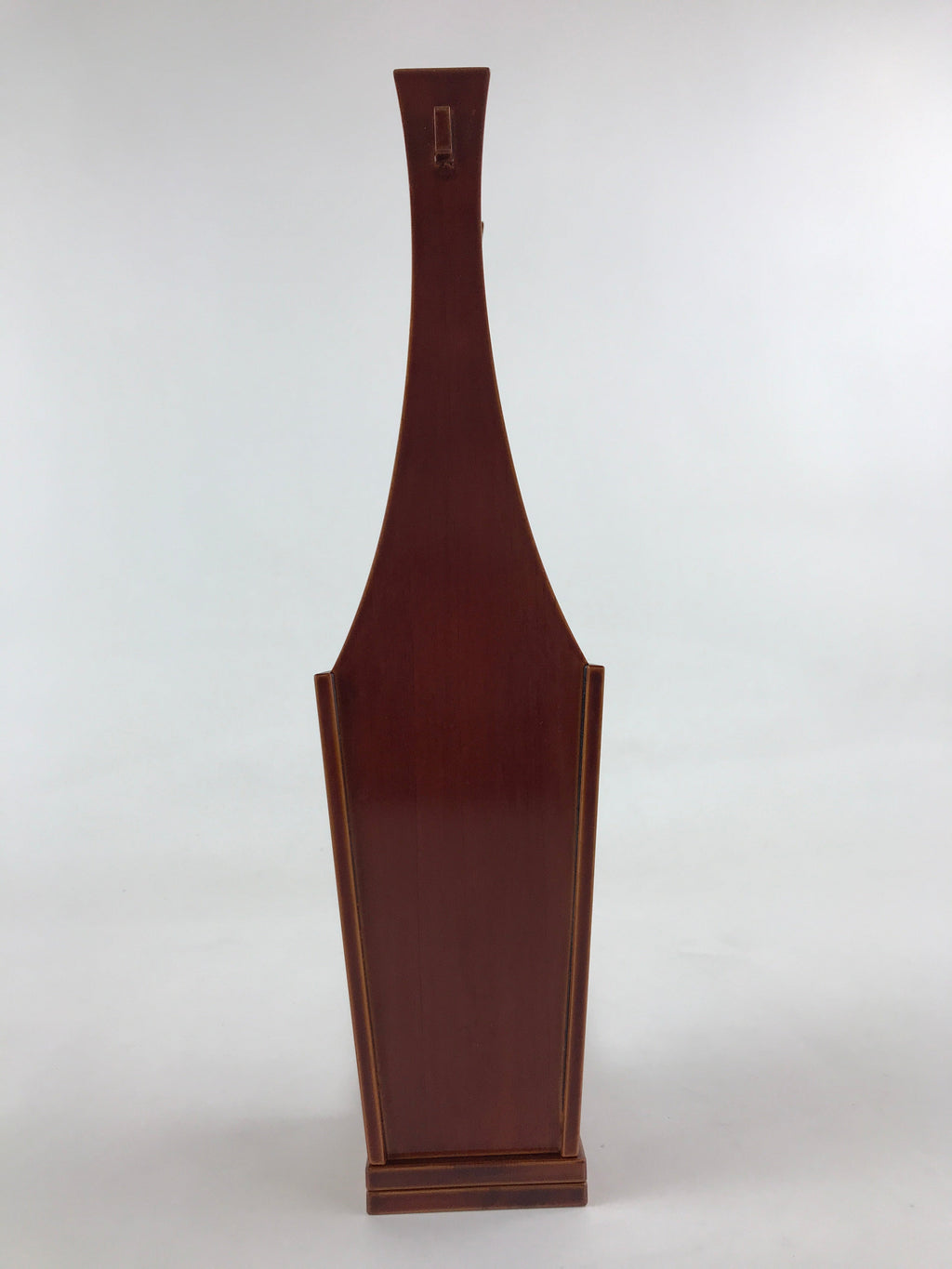 Japanese Wooden Lacquered Flower Vase Kabin Vtg Shunkei-Nuri Hida Takayama FK38