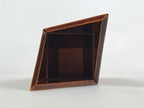 Japanese Wooden Lacquered Flower Vase Kabin Vtg Shunkei-Nuri Hida Takayama FK68
