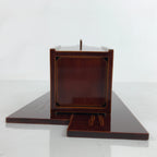 Japanese Wooden Lacquered Flower Vase Kabin Vtg Shunkei-Nuri Hida Takayama LWB96