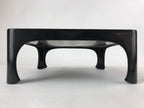 Japanese Wooden Lacquered Legged Table Vtg Ozen Tray Black Nurimono L103
