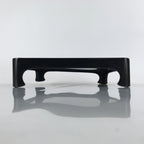 Japanese Wooden Lacquered Legged Table Vtg Ozen Tray Black Nurimono L181