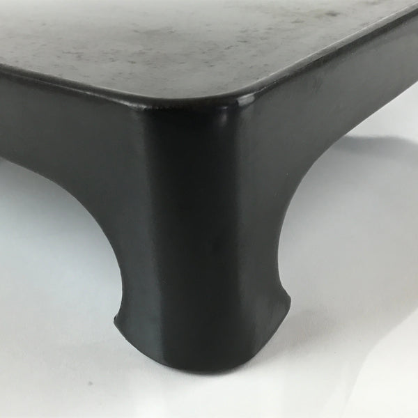 Japanese Wooden Lacquered Legged Table Vtg Ozen Tray Black Nurimono L2 ...