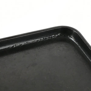 Japanese Wooden Lacquered Legged Table Vtg Ozen Tray Black Nurimono L229