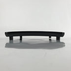 Japanese Wooden Lacquered Legged Table Vtg Ozen Tray Black Nurimono L243