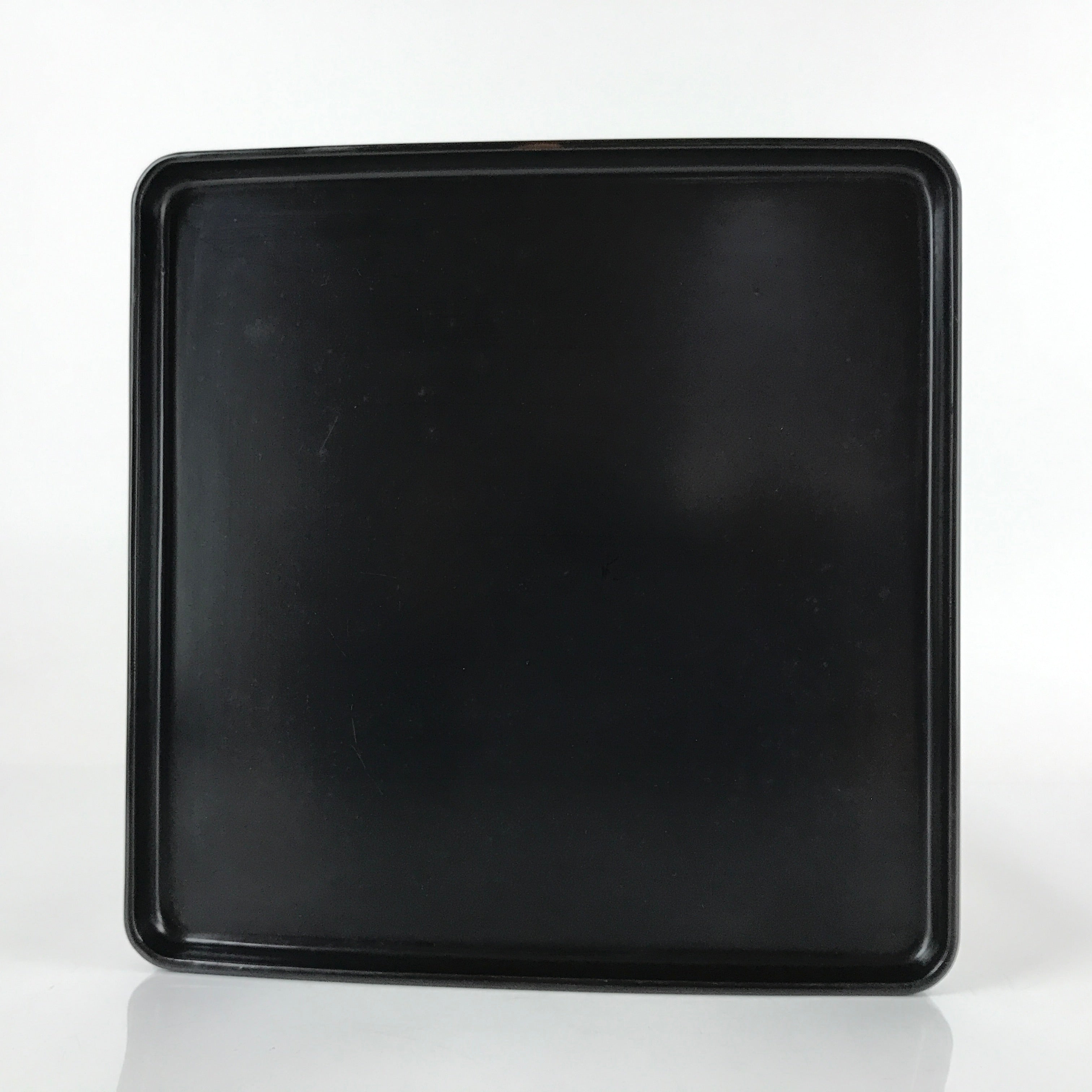 Japanese Wooden Lacquered Legged Table Vtg Ozen Tray Black Nurimono L243