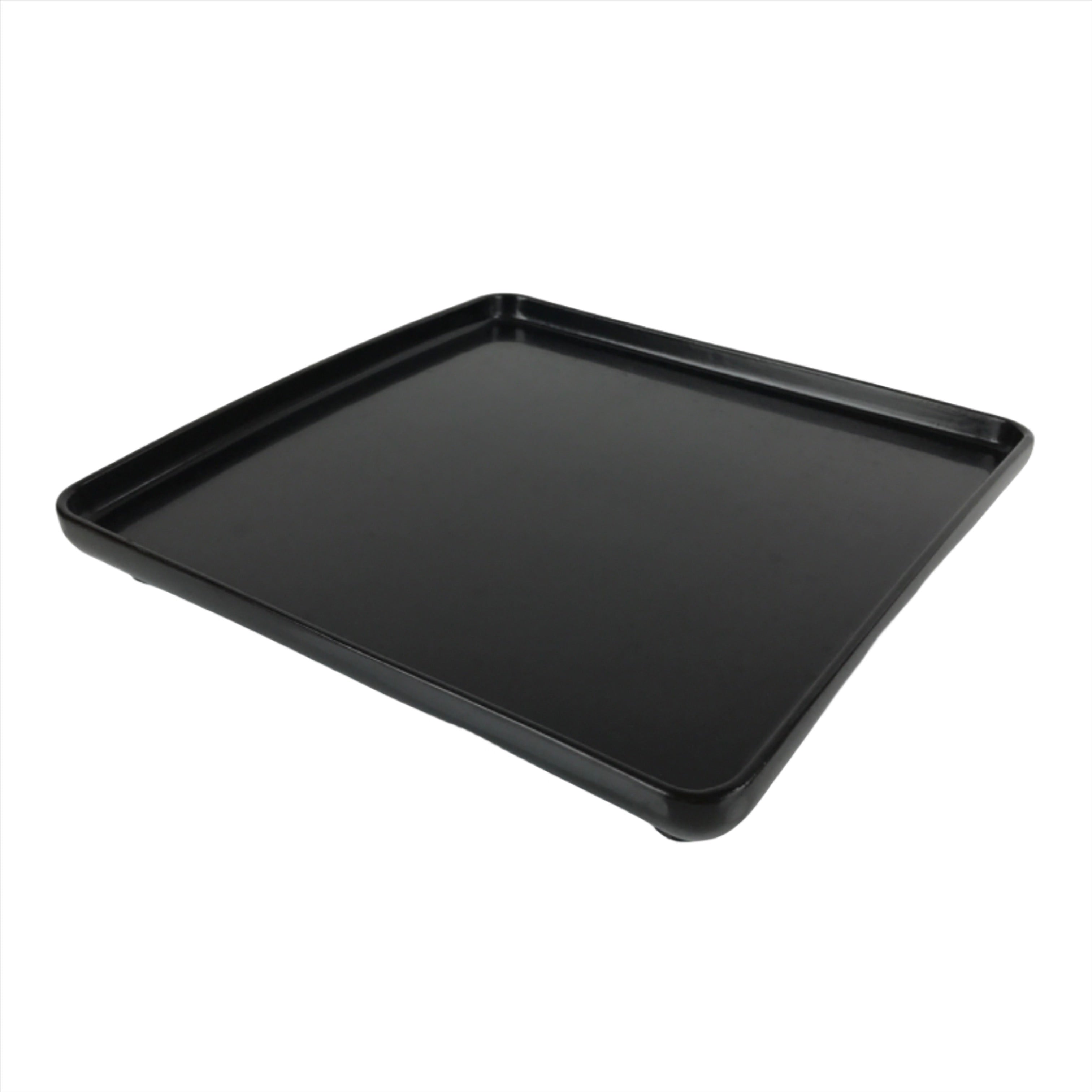 Japanese Wooden Lacquered Legged Table Vtg Ozen Tray Black Nurimono L243