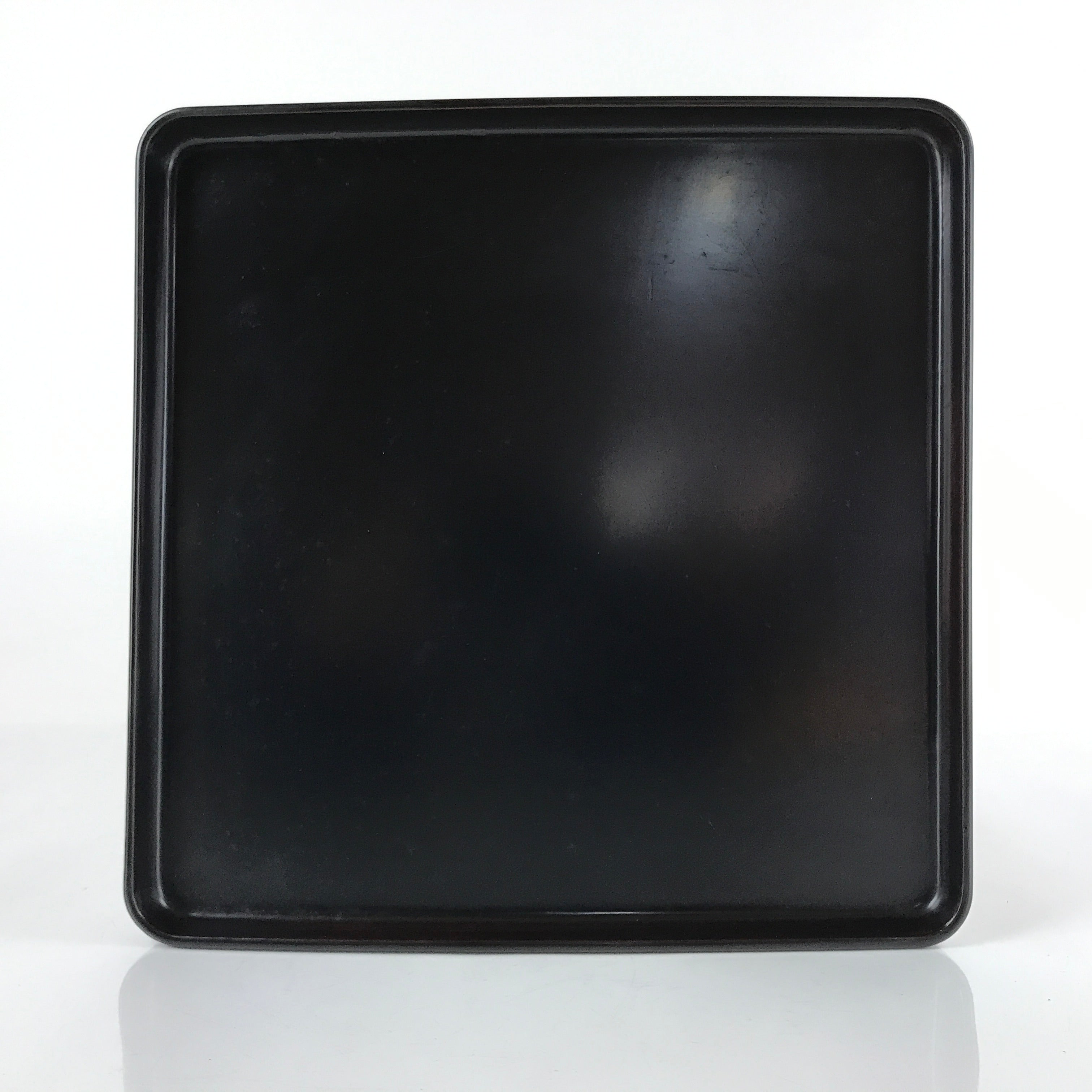 Japanese Wooden Lacquered Legged Table Vtg Ozen Tray Black Nurimono L244