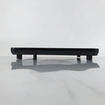 Japanese Wooden Lacquered Legged Table Vtg Ozen Tray Black Nurimono L249