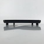 Japanese Wooden Lacquered Legged Table Vtg Ozen Tray Black Nurimono L250