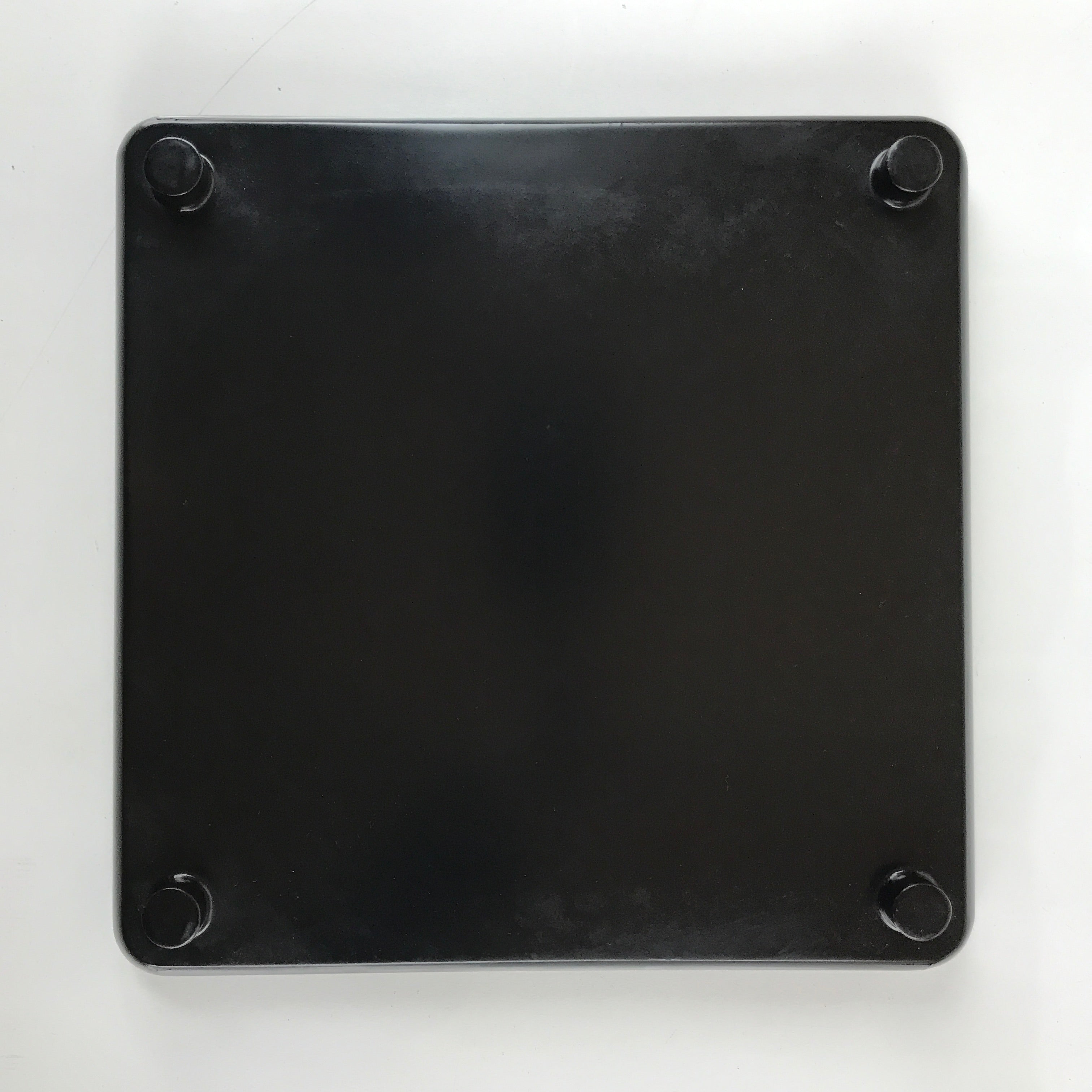 Japanese Wooden Lacquered Legged Table Vtg Ozen Tray Black Nurimono L251