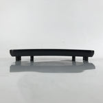 Japanese Wooden Lacquered Legged Table Vtg Ozen Tray Black Nurimono L252