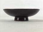 Japanese Wooden Lacquered Makie Sake Cup Sakazuki Vtg Guinomi Brown Gold G103