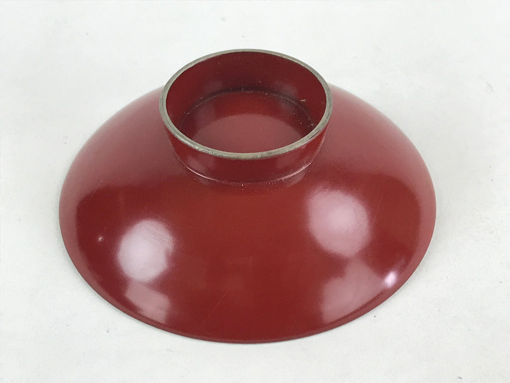 Japanese Wooden Lacquered Sake Cup Sakazuki Red Vtg Imperial Guinomi Ochoko G93