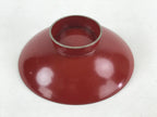 Japanese Wooden Lacquered Sake Cup Sakazuki Red Vtg Imperial Guinomi Ochoko G93