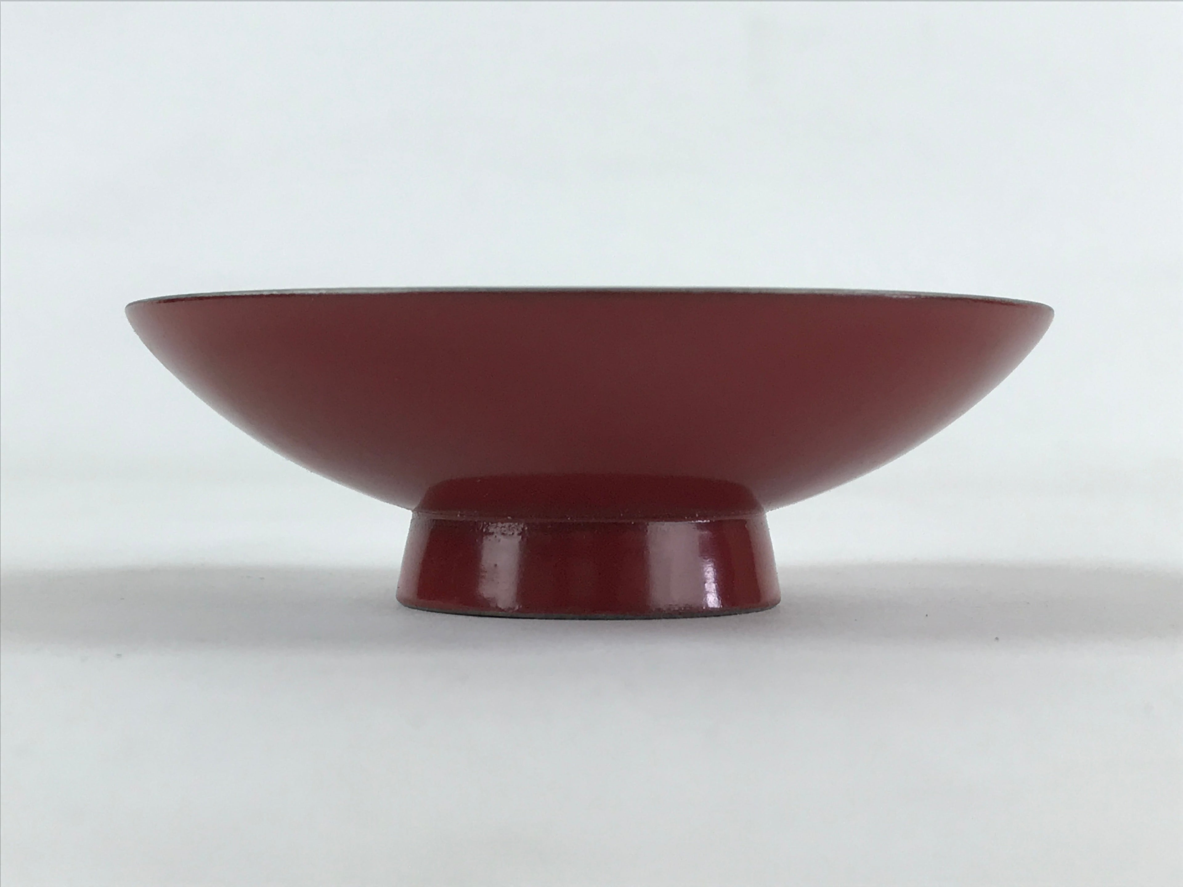 Japanese Wooden Lacquered Sake Cup Sakazuki Red Vtg Imperial Guinomi Ochoko G93