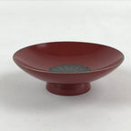 Japanese Wooden Lacquered Sake Cup Sakazuki Red Vtg Imperial Guinomi Ochoko G93