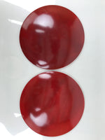 Japanese Wooden Lacquered Small Plate 5pc Set Vtg Meimeizara Hida Shunkei LWB174