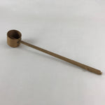Japanese Wooden Ladle Water Scoop Vtg Hishaku Buddhist Shinto Items BU996