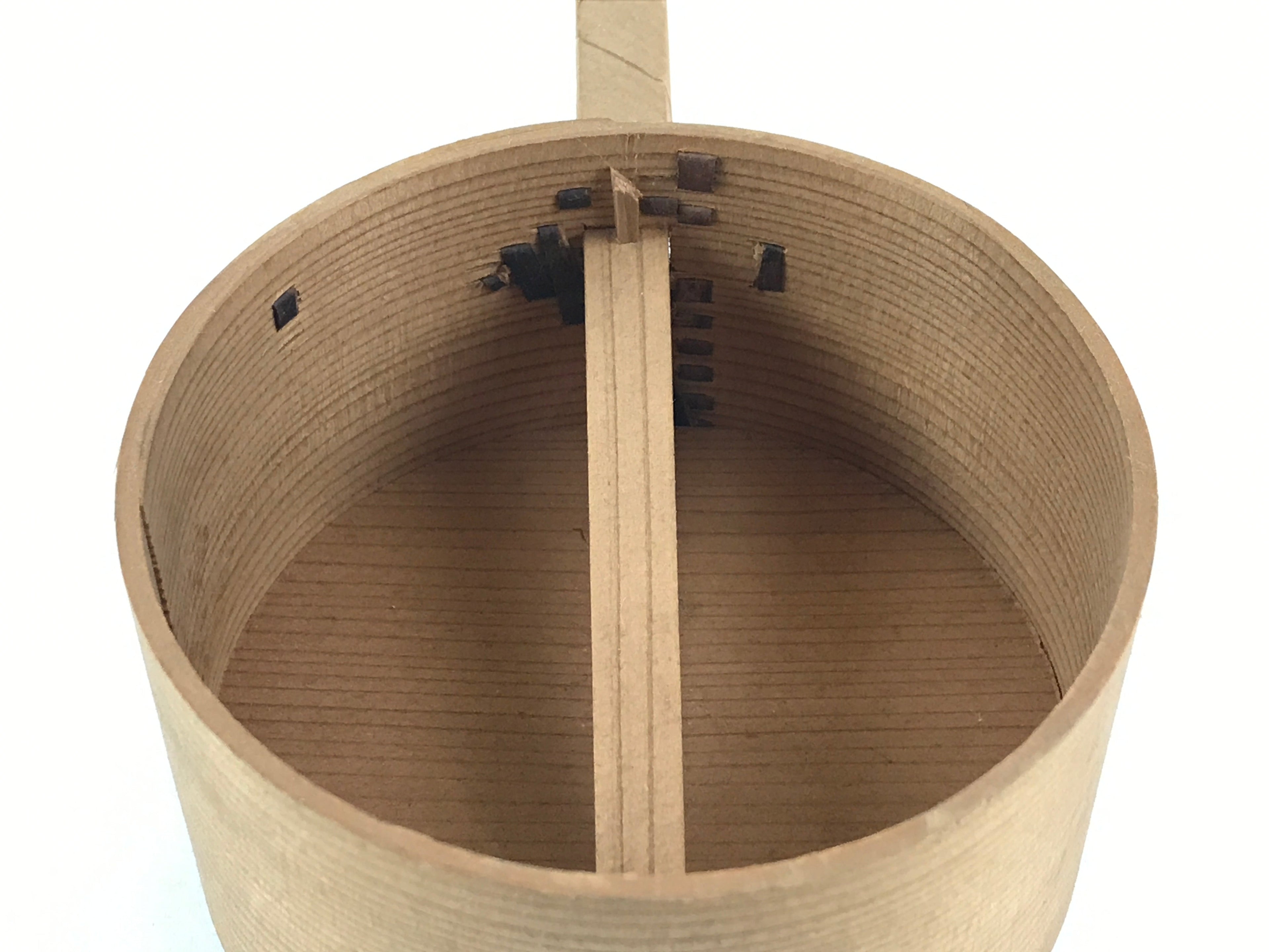 Japanese Wooden Ladle Water Scoop Vtg Hishaku Buddhist Shinto Items BU997