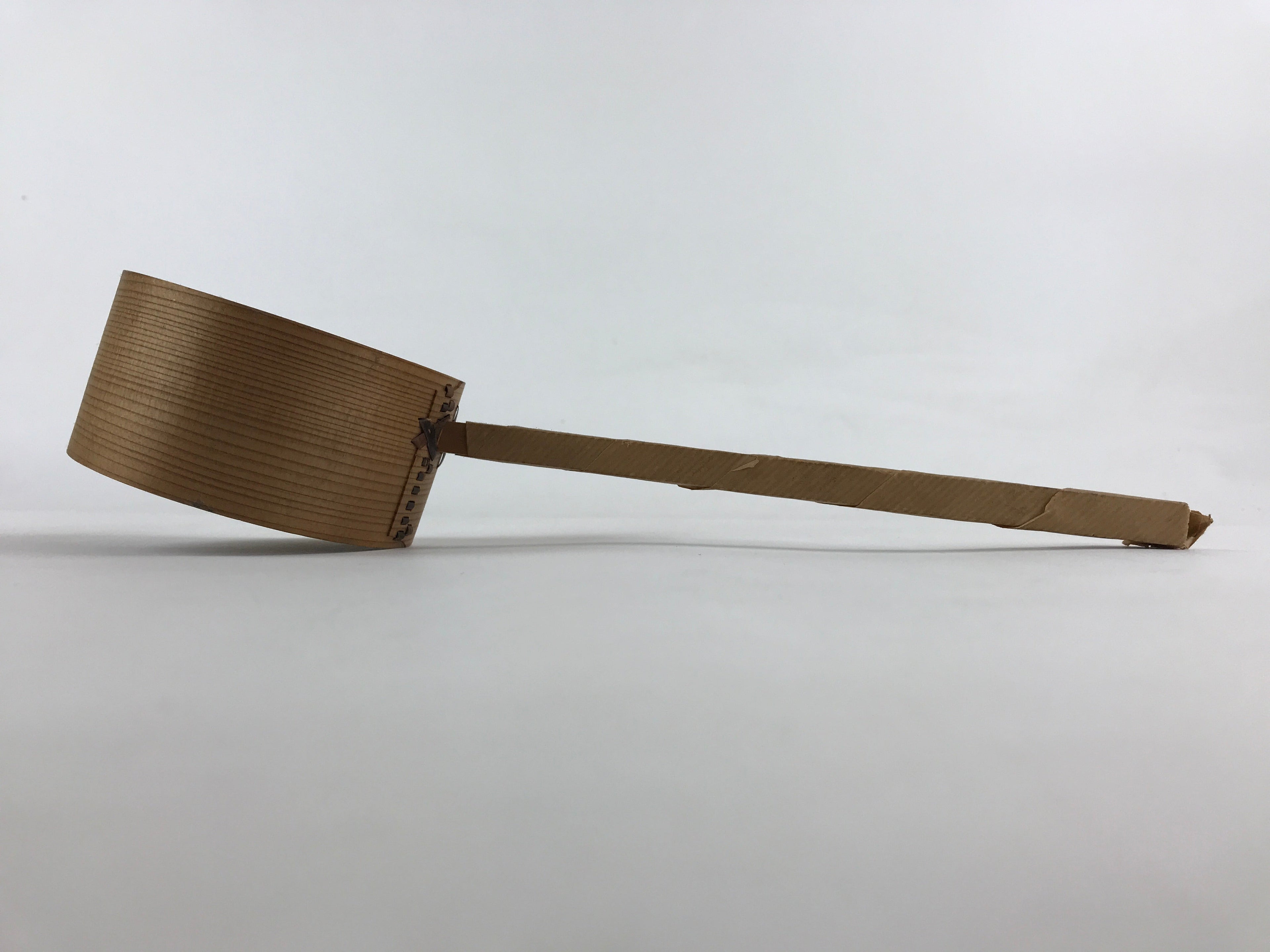 Japanese Wooden Ladle Water Scoop Vtg Hishaku Buddhist Shinto Items BU997