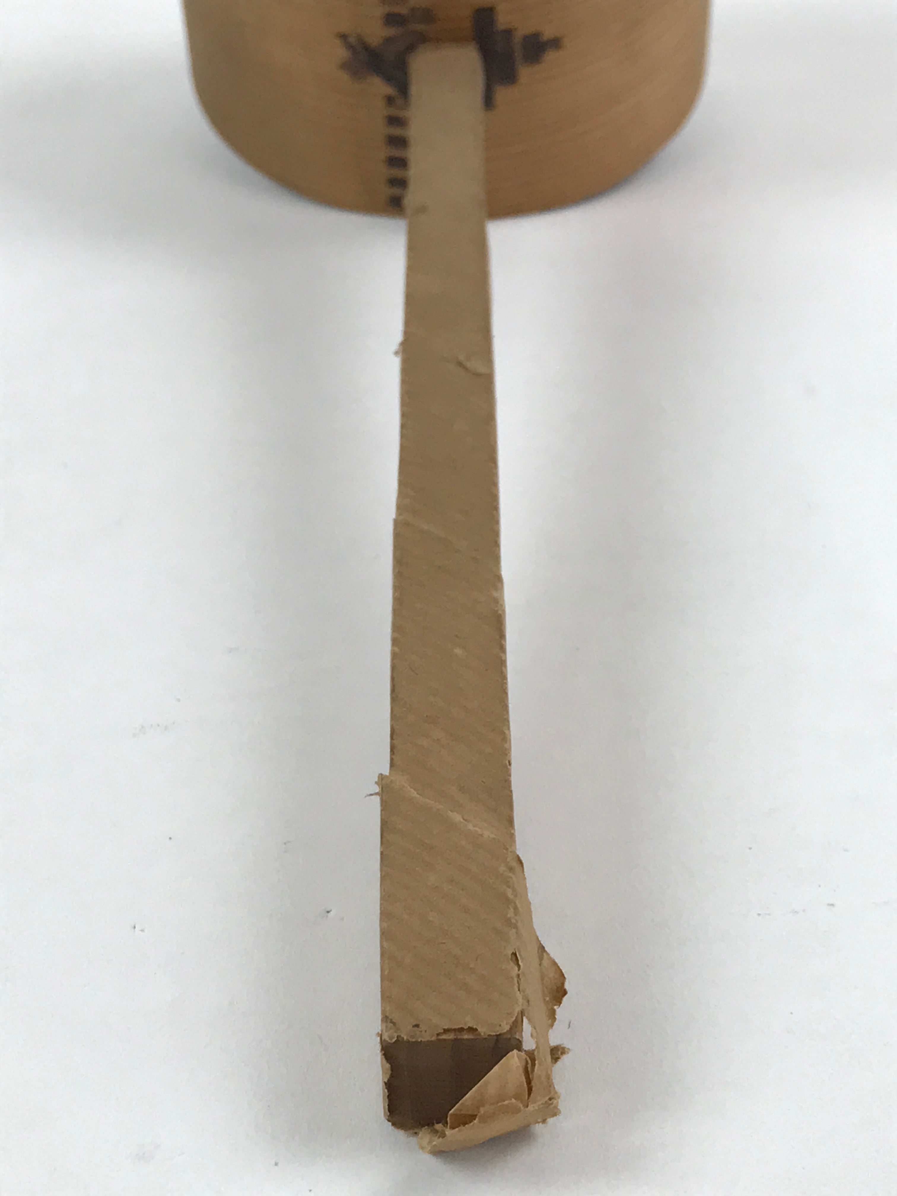 Japanese Wooden Ladle Water Scoop Vtg Hishaku Buddhist Shinto Items BU997