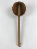 Japanese Wooden Ladle Water Scoop Vtg Hishaku Buddhist Shinto Items BU997