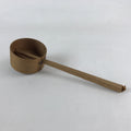 Japanese Wooden Ladle Water Scoop Vtg Hishaku Buddhist Shinto Items BU997