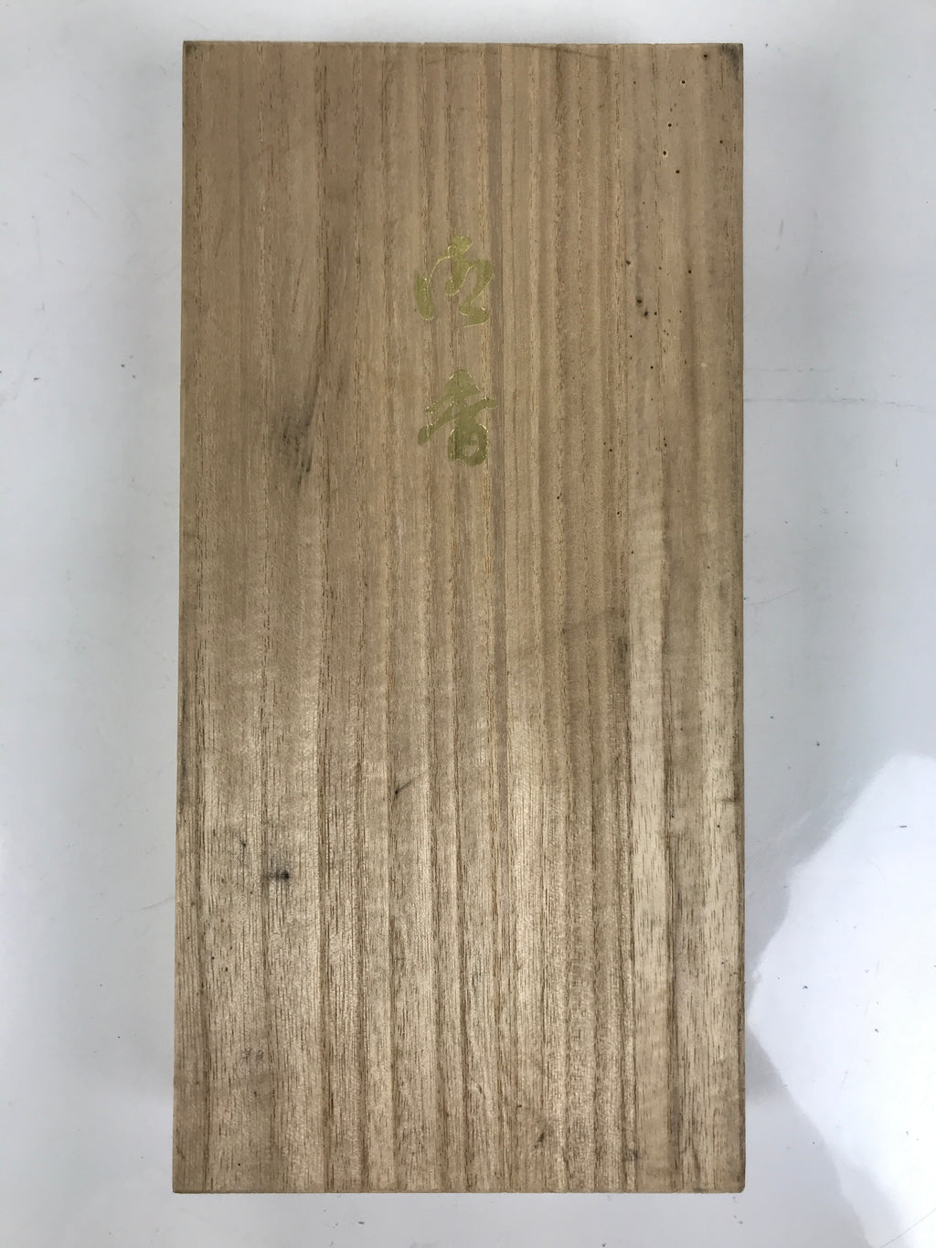 Japanese Wooden Lidded Incense Storage Box Inside 28.5x13.3x3cm Brown X174