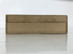 Japanese Wooden Lidded Incense Storage Box Inside 28.5x13.3x3cm Brown X174