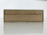 Japanese Wooden Lidded Incense Storage Box Inside 28.5x13.3x3cm Brown X174