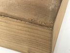 Japanese Wooden Lidded Porcelain Storage Box Inside 24.8x22.8x8.5cm Brown X177