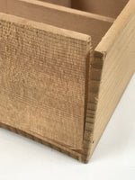 Japanese Wooden Lidded Porcelain Storage Box Inside 24.8x22.8x8.5cm Brown X177