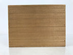 Japanese Wooden Lidded Pottery Storage Box Inside 16.8x8.2x12cm Brown X198