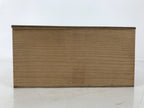 Japanese Wooden Lidded Pottery Storage Box Inside 16x9x8.2cm Brown X197
