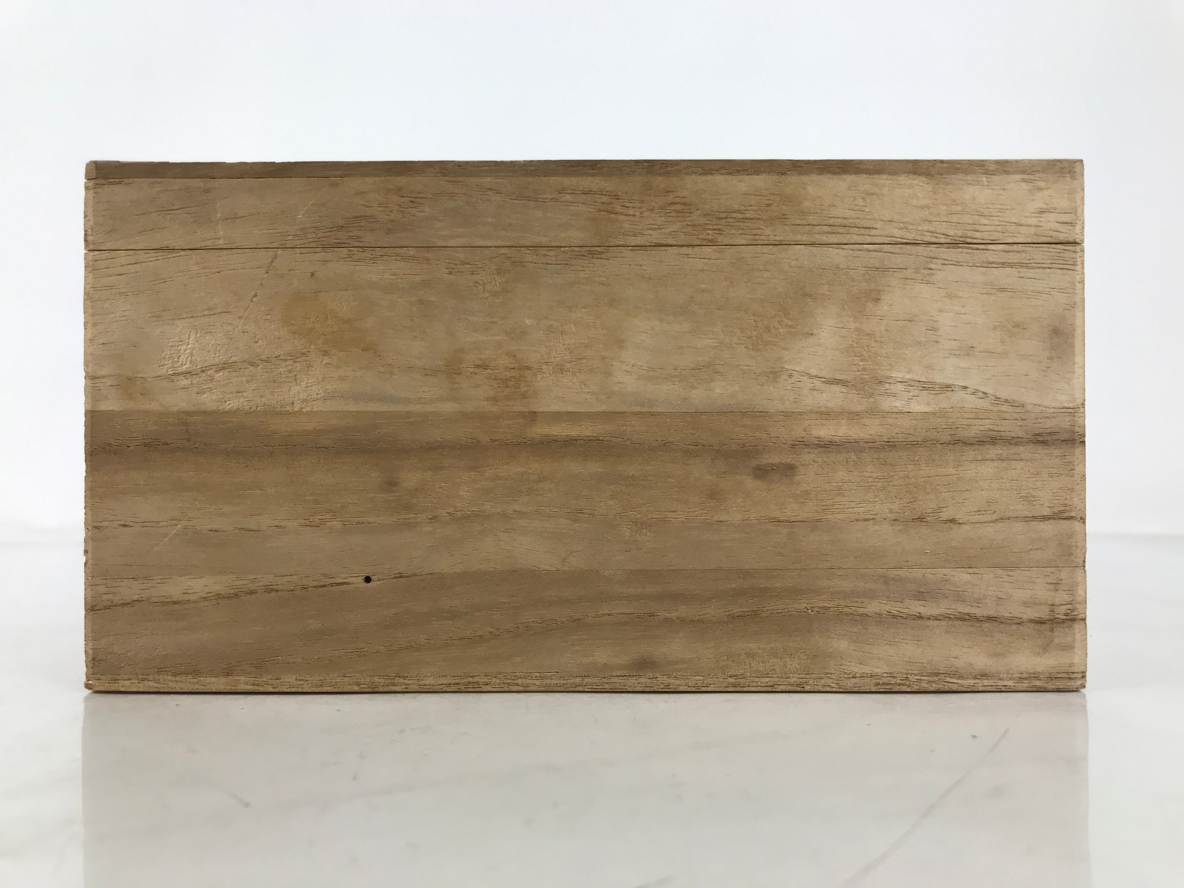 Japanese Wooden Lidded Pottery Storage Box Inside 17.2x10.2x7.8cm Brown X192