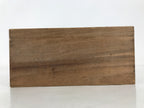 Japanese Wooden Lidded Pottery Storage Box Inside 21.7x10x8.6cm Brown X193