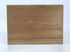 Japanese Wooden Lidded Pottery Storage Box Inside 25.7x18.6x18.3cm Brown X168