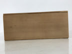 Japanese Wooden Lidded Pottery Storage Box Inside 25x10.1x10.1cm Brown X176