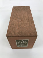 Japanese Wooden Lidded Pottery Storage Box Inside 26x12x13cm Brown X203